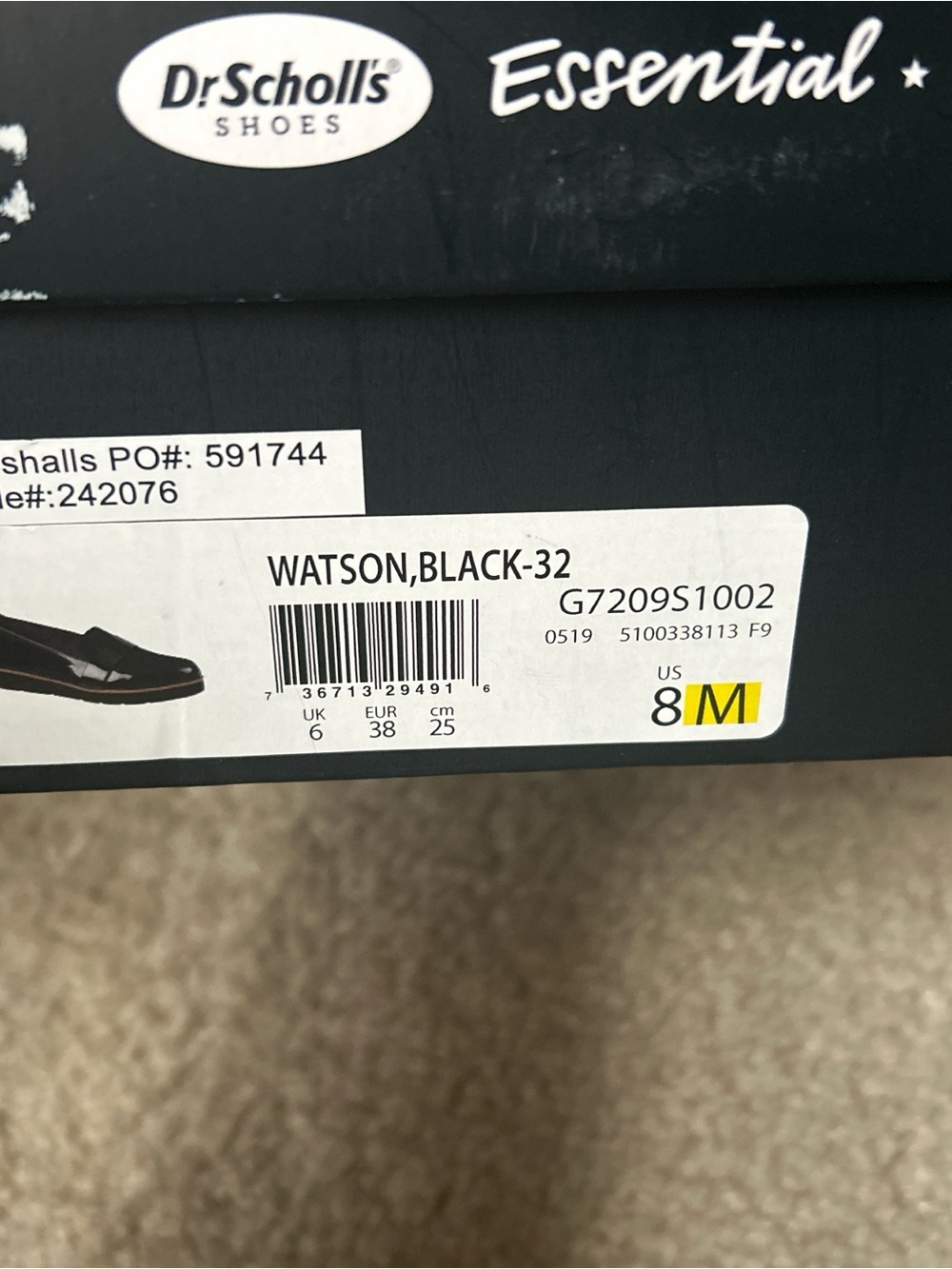 Dr. Scholl's Black Women's Watson Slip-On Loafers